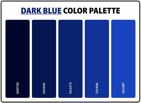 25+ Shades of Dark Blue Colors (Names, Hex, RGB, CMYK Codes).